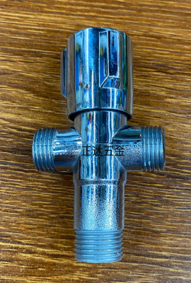 Double Connector Angle Valve Plastic and Alloy