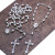 5*8mm retro metal cross bead rosary cross bracelet bracelet prayer beads