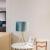 INS Nordic Simple Low Luxury Metal Three Bracket Velvet Lampshade Bedroom and Living Room Decoration Table Lamp White Box Packaging