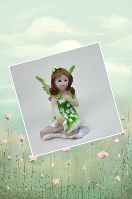 New Flower Fairy Angel Girl Resin Toy Student Gift Toy Decoration Home Decorative Crafts