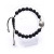 Europe and the United States hot-selling new black beads beads shell bracelet accessories can be adjusted pull rope hand string accessories wholesale