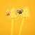 Cheese Korean Stationery Silicone Mouse Love to Eat Swing Pen Cute Hamster Cheese Gel Pen Cartoon Gel Ink Pen