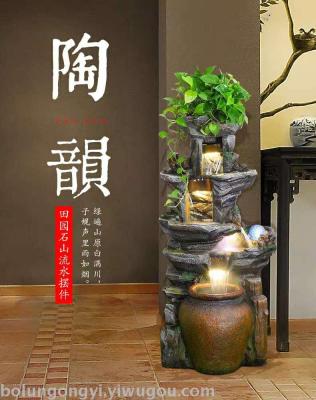 Ceramic pot fountain running water resin fiberglass furniture