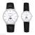 2020 new wholesale fashion casual couple watch simple waterproof black quartz watch students wholesale