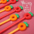 New Fresh Modeling Gel Pen Japanese Trendy Silicone Cartoon Strawberry Donut Dessert Carrot Ball Pen