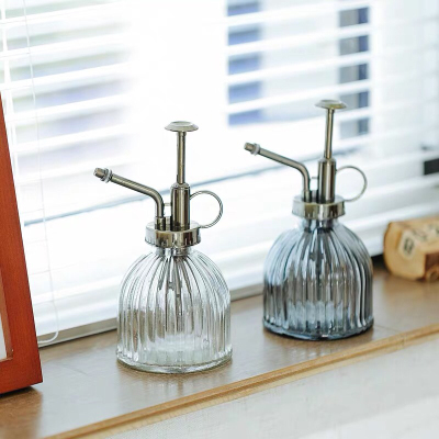 Household Retro Small Spray Bottle Glass Spray Bottle Succulent Watering Glass Vase Watering Office Green Plant