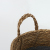 Creative Portable Storage Basket Wicker round Clothing Toys Storage Storage Basket Woven Dirty Clothes Basket