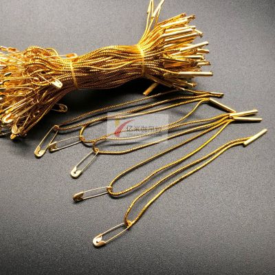 Gold wire clasp underwear Wire clasp Label buckle rope tag buckle iron strap with Common Pin