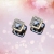 2020 Factory Direct Sales 925 Sterling Silver Ear Stud Korean Fashion All-match Earrings Ear Pendant Diamond Set Crystal Ear Stud