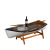 Boutique Mediterranean style creative boat tea table sitting room furniture balcony coffee table EG8815
