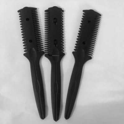 Loose double-sided with a knife hair comb break hair comb hair chopper barber hair comb