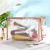 INS New Product Creative Starry Sequined Cosmetic Bag Women's Translucent Zipper Storage Bag Wash Bag Wholesale