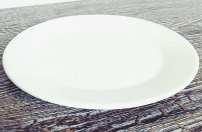 10 \\\"white western plate ceramic plate steak plate copy plate salad fruit plate\"