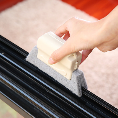 Japanese style window slot groove cleaning tool sweep the groove of the small brush to clean the windowsill gap brush