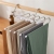 Telescopic folding multi-functional multi-layer pants rack pants hanger household magic pants folder wardrobe to receive artifact pants hanger