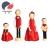 Junheng craft European -style wooden doll set mini wedding doll retro wooden market send girlfriend