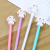 Creative Stationery Silicone End Modeling Little Bunny Gel Pen for Student Exams Pen Signature Pen Stationery Gift Pen