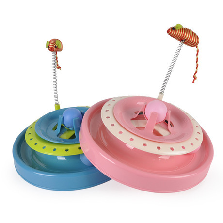 pet supplies cat toys amusement plate turntable cat intelligence crazy amusement plate pet toys