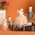 Junheng craft European -style wooden doll set mini wedding doll retro wooden market send girlfriend