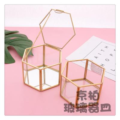 Web celebrity skin care and cosmetic storage box glass dresser brush bucket finishing box dustproof desktop shelf