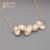 Silver Flush pearl necklace Rose Gold Korean version necklace Choker temperament short shell beads fashion clavicle chain
