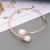 As a new industry, Ins harbor ethos pearl opening regulating thin bracelet ring European and American style