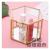 Web celebrity skin care and cosmetic storage box glass dresser brush bucket finishing box dustproof desktop shelf