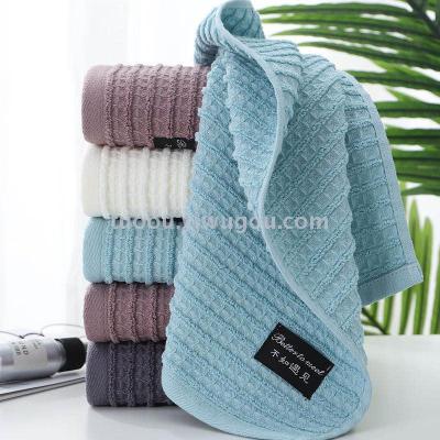 Tuoou Textile pure cotton combed cotton changfeng towel 34 * 74 cm, 95 g Love yourself, Love your family
