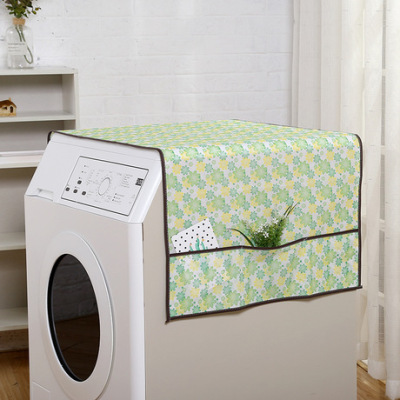 Non-Woven Printing Washing Machine Dust Cover Fabric Washing Machine Cover Cloth Cloth Cover Towel Universal Cover Towel Washing Machine
