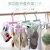 Creative Windproof Plastic 12-Clip Foldable Hanger Underwear Socks Drying Hanger Non-Slip Clothes Clip