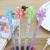 Creative Stationery Korean Style Pink Cute Gel Pen SUNFLOWER Changeable Pastel Gel Pen Office Learning Pen