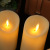 2 key swing naked candle light LED smart night light gift wedding decoration electronic candle light