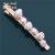 American and American freak Freak Pearl Word Clip Web celebrity Fritillion gold wire winding hairpin retro shell lace Clip