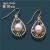 Retro Shell and Pearl micro-set European and American style Simple design Features cross-border fashion personality Earrings