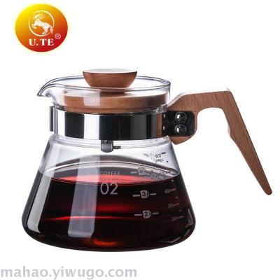 Thermostable glass coffee pot