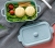 Y24-2551 Square Single-Layer Sealed Lunch Box Japanese Style Lunch Box with Tableware Compartment Lunch Box Student Lunch Box