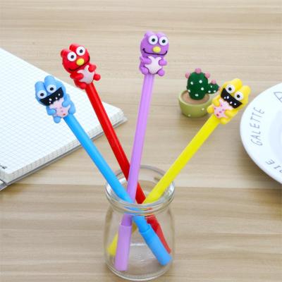 Creative Cute Frog Doll Gel Pen Keroppi Love Snack Shape Black Gel Ink Pen Stationery