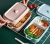 Y24-2551 Square Single-Layer Sealed Lunch Box Japanese Style Lunch Box with Tableware Compartment Lunch Box Student Lunch Box