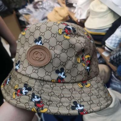 G family hat lady 2020 new mickey joint spring/summer fashion double G basin hat hat cartoon pattern fisherman hat