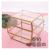 Web celebrity Ins Retro Dustproof Glass make-up-Brush Box Metal Cover Tube Box