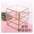 Web celebrity Ins Retro Dustproof Glass make-up-Brush Box Metal Cover Tube Box