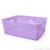 Plastic Hollow Storage Basket Butterfly with Lid Home Underwear Organizing Sundries Vegetable Clothes Toy Rectangular Suit