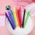 Candy Color Press Gel Pen Japanese Style Fresh Black Pen Gel Pen Students' Office Stationery Signature Pen Test Pen