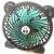 Cartoon Panda Usb Rechargeable Fan Continuously Variable Transmission Student Mini Panda Batam Fan Leaf Little Fan