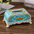 Factory Direct Sales European-Style Retro Mesh Tissue Box Hand Painting Pattern Drawer-Type Box Customizable Processing