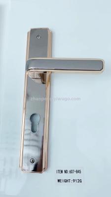 Good price zinc alloy door handle new design door lock for wooden door