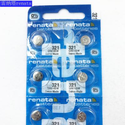 Renata battery SR321SW / 1.55v/SR616 silver oxide battery button electronics wholesale