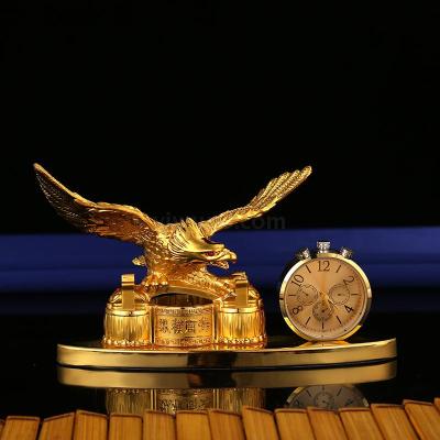 Car Interior Decoration Creative Flying Eagle Car Alloy Clock Eagle Wings Decoration Vertical and Horizontal Commercial Sea Decoration