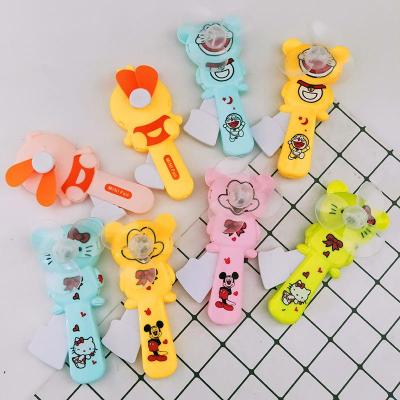 Creative Mini Hand Pressure Little Fan Cartoon Hand-Held Toy Hand-Cranked Children Student Small Gift Gift