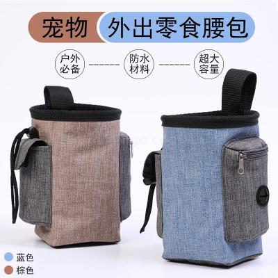 Dog trainer Special multi-purpose Dog food bag Portable Oxford cloth solid color Dog grooming bag